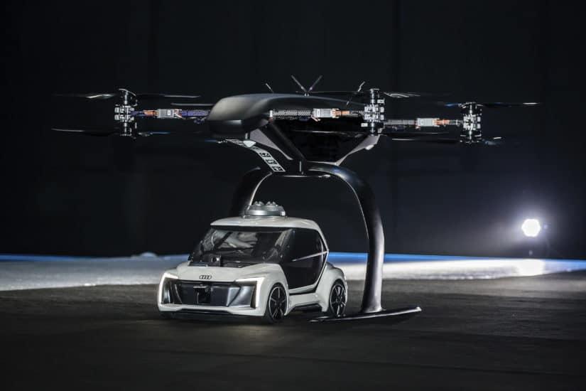 Audi, Airbus and Italdesign test Flying Taxi Concept Audi Pop.Up